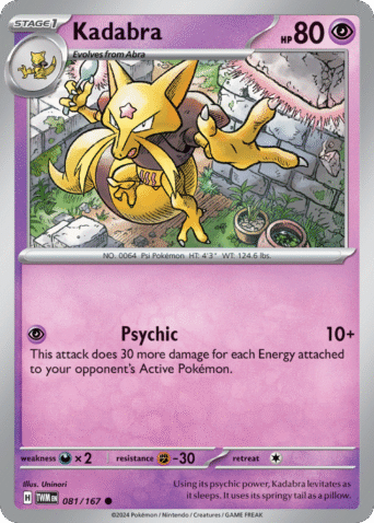Kadabra - 81 - Reverse-holo - Twilight Masquerade