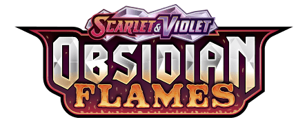 Scarlet en Violet Obsidian Flames logo