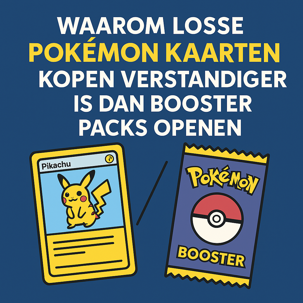 Waarom losse Pokémon kaarten kopen verstandiger is dan booster packs openen